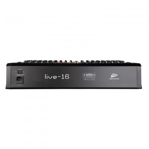 LIVE-16 MEZCLADOR COMPACTO PA 16 IN / 14 CH JB SYSTEMS