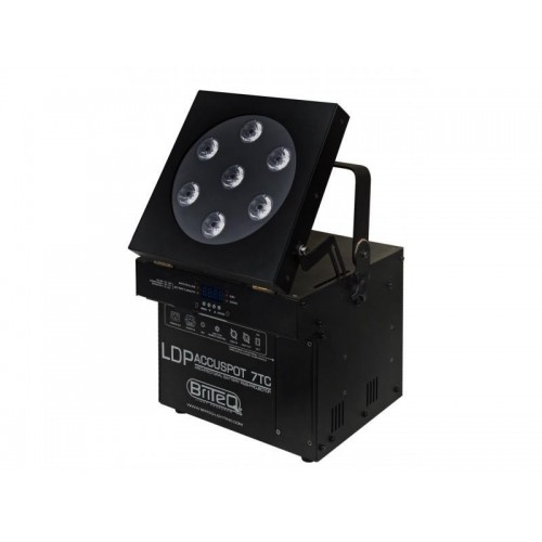 LDP-ACCUSPOT FOCO BATERIA 7 RGB-LEDs (BATERIA NO INCLUIDA)