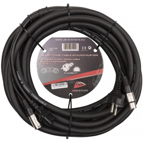 AUDIO COMBI CABLE SCHUKO / XLR-10M JBSYSTEMS