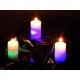 SET 4 VELAS 7cm LED EUROLITE