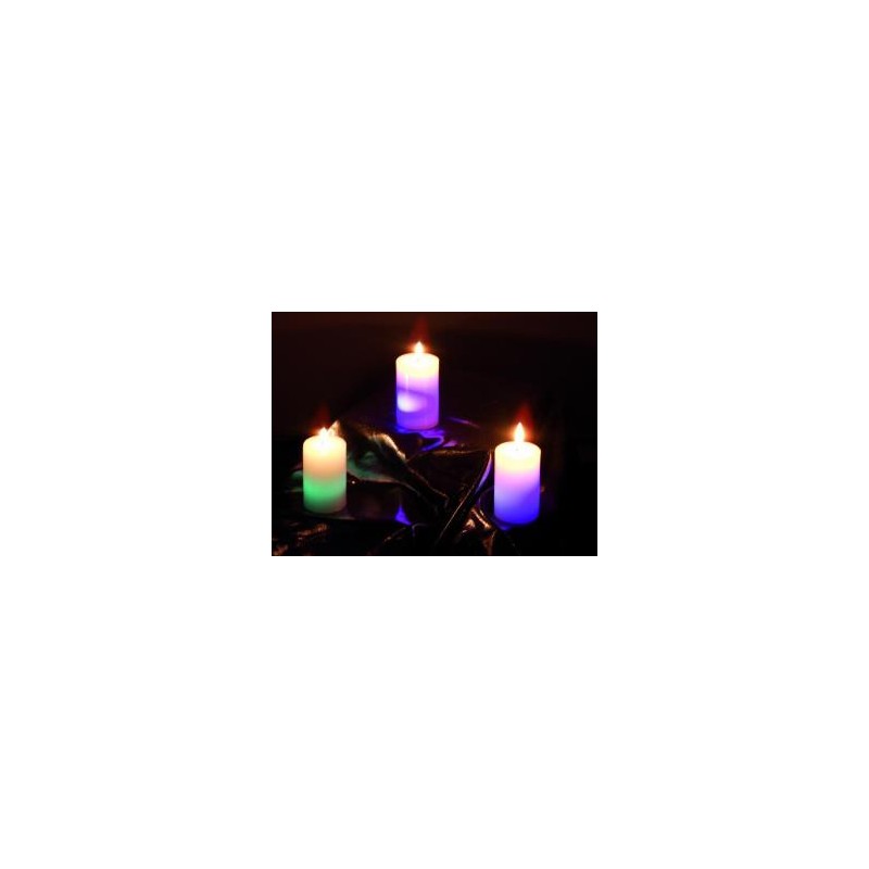 SET 4 VELAS 7cm LED EUROLITE