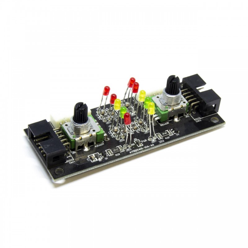 PLACA FRONTAL CON POT. ROT. Y  LED´s (AVSQ01401-10A-A3) 3K6