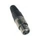 CONECTOR XLR HEMBRA AÉREO 3P JBSYSTEMS (2 UNID.)