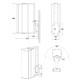 iLINE43supw SOPORTE PARED iLINE43 BLANCO AUDIOPHONY