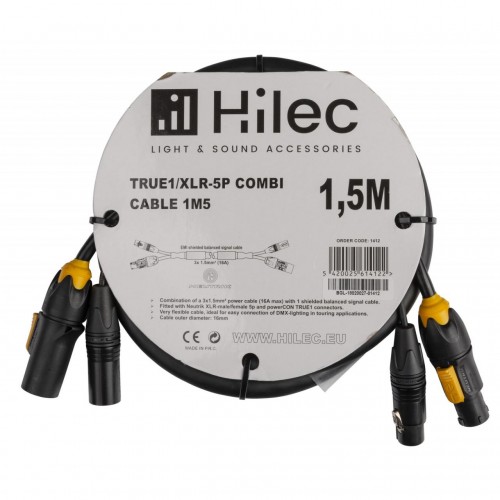 COMBI CABLE TRUE1 / XLR-5P 1.5M HILEC