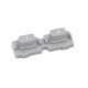 BOTONERA GOMA GRIS EJECT EN CARGADOR CD-550