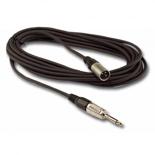 CM/XMJM-6 CABLE XLR MACHO - JACK 6.3mm MONO 6m HILEC