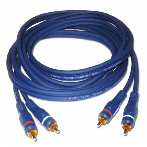 RCA11/C CABLE 2x RCA MACHO - 2x RCA MACHO 1.20m AZUL HILEC