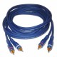 RCA13/C CABLE 2x RCA MACHO - 2x RCA MACHO 3m AZUL HILEC