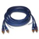 CABLE 2 RCA MACHO A 2 RCA MACHO 3m + TIERRA AZUL HILEC