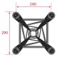 QUAD29-029N TRUSS CUADRADO NEGRO 29X29 0.29m  CONTESTAGE