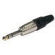 JACK STEREO 6.3mm CROMADO HILEC