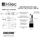 CABLE 1 MINI JACK 3.5 ST A 2 JACK 6.3  MONO 1.5m PREMIUM HILEC