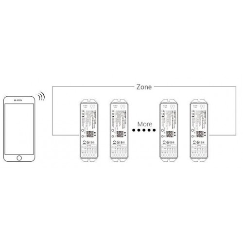 WL5 CONTROLADOR TIRA LED WIFI 5 EN 1 MIBOXER