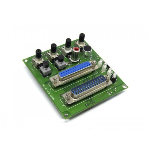 PLACA PCB CON CONECTORES ILDA Y CONTROLES (CRT-XY)