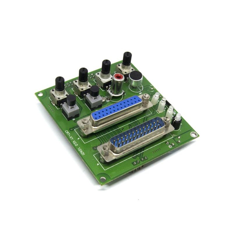 PLACA PCB CON CONECTORES ILDA Y CONTROLES (CRT-XY)