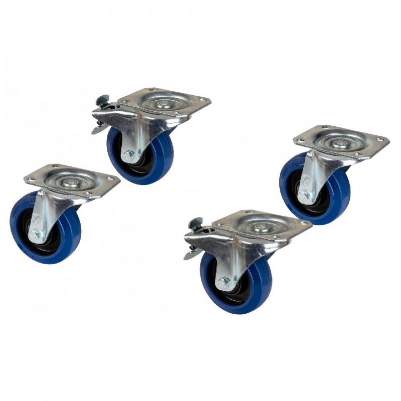 SET 4 RUEDAS PARA RACK CHALLENGER