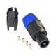 CONECTOR PROLOCK (SPEAKON) MACHO 4PIN (2 UNID.)