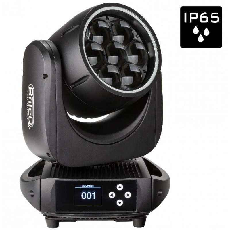 BTX-BLIZZARD CABEZA MÓVIL LED WASH IP-65 7 x40W RGBL BRITEQ